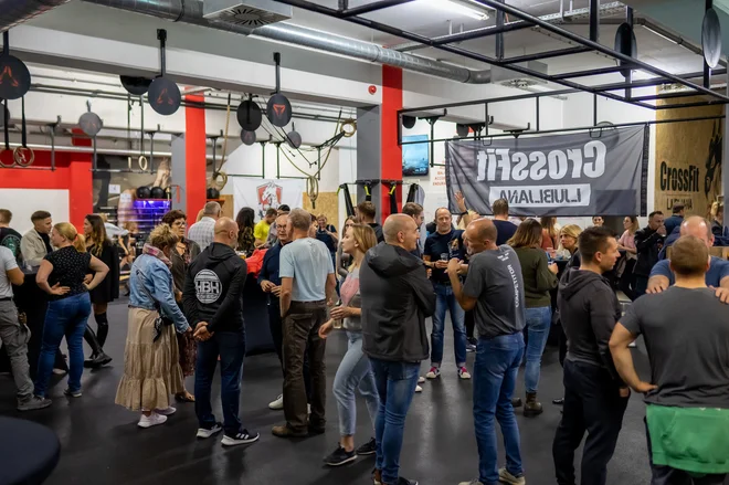 Druženje in praznovanje. FOTO: Crossfit Ljubljana
