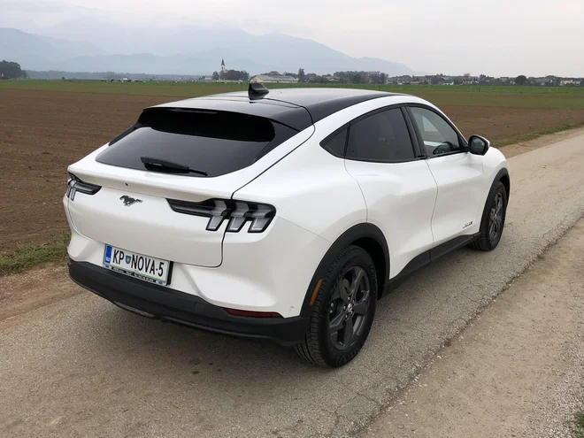 Vstopni model z enim motorjem in manjšo baterijo ima okoli 440 kilometrov dosega, z večjo je doseg 600 kilometrov. FOTO: Aljaž Vrabec

