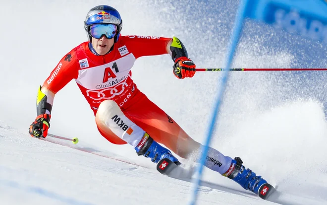 Že na premieri je Švicar potrdil, da bo spet prvi favorit sezoneč. FOTO:&nbsp;Matej Družnik/Delo

