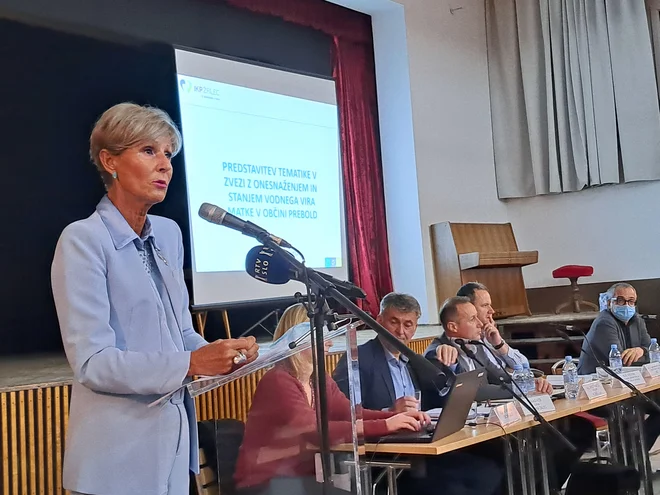 Alenka Trop Skaza z NIJZ: &raquo;S stoodstotno gotovostjo trdim, da dolgoročnih posledic zaradi tega ne bo.&laquo; FOTO: Špela Kuralt/Delo
