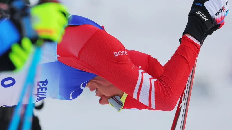 Fotografija: Aleksandr Boljšunov si je na olimpijskih igrah v Pekingu pritekel tri posamične kolajne, za nameček je prispeval še viden delež k dvema ekipnima. FOTO: Marko Djurica/Reuters