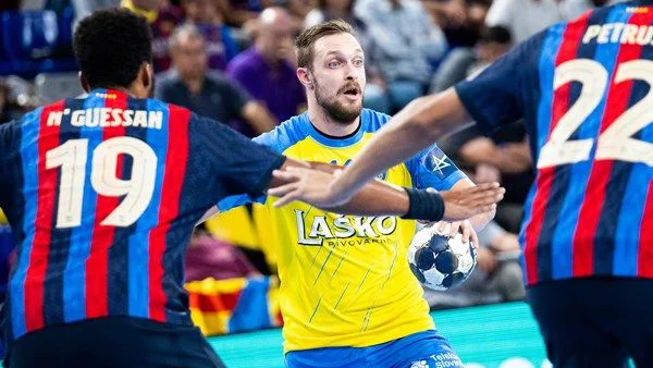 Fotografija: Gal Marguč in soigralci so pripravljeni na dvoboj z Norvežani.