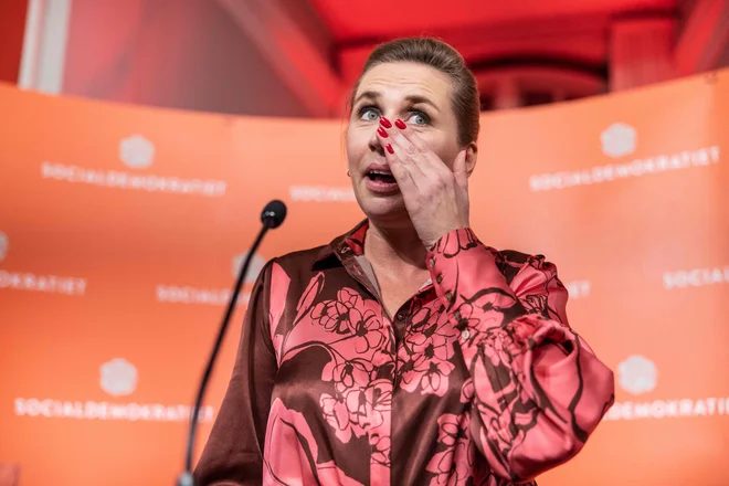 Za vlado v zdajšnji obliki ni več večine, je ugotovila danska premierka. FOTO: Nikolai Linares/AFP
