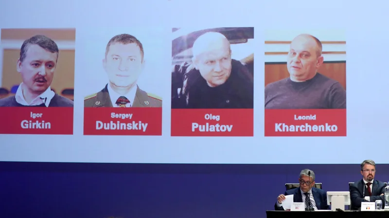 Fotografija: V kratkem oziroma še ta mesec je pričakovati tudi izrek kazni na nizozemskem sodišču v Haagu, ki je obtoženim sodilo v odsotnosti, med njimi je tudi Igor Girkin. FOTO: Reuters