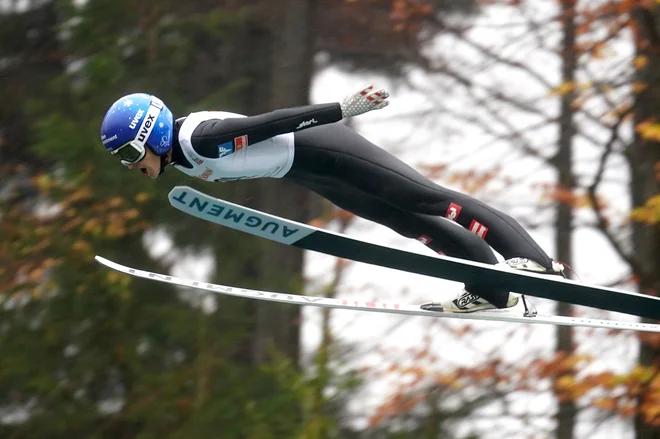 Prvega mesta se je tokrat razveselila Avstrijka Eva Pinkelnig. FOTO: Janek Skarzynski/AFP
