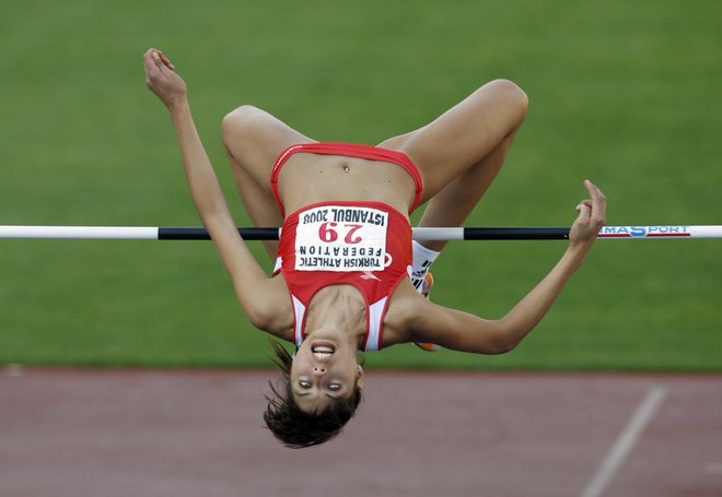 Blanka Vlašić ima zaseboj imenitno športno kariero, v kateri ji manjka le najžlahtnekjša kolajna z olimpijskih iger. FOTO: Osman Orsal/Reuters

