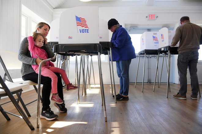 Vmesne volitve v  Annapolisu. FOTO: Mary F. Calvert/Reuters
