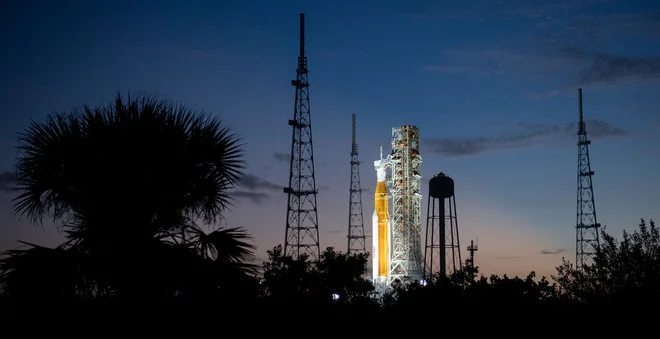 Space Launch System (SLS) FOTO: Joel Kowsky/NASA/AFP
