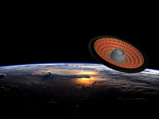 Ilustracija ščita. FOTO: Nasa
