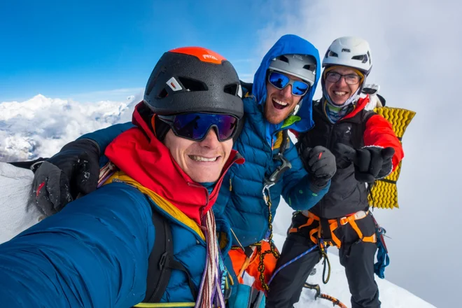 Alpinistom je uspel velik podvig. FOTO: Arhiv odprave
