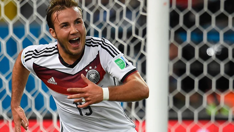Fotografija: Mario Götze bo po petih letih spet član elfa na mundialu. FOTO: Odd Andersen/AFP