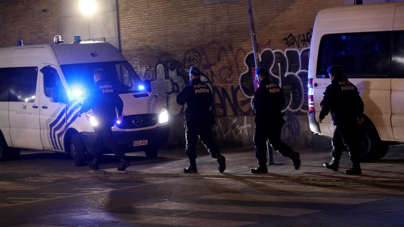 Fotografija: Do napada v bližini železniške postaje Gare du Nord v Bruslju je prišlo okoli 18.15 ure. FOTO: Hatim Kaghat/AFP
