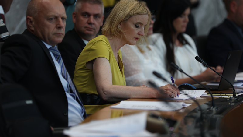 Fotografija: Mojca Šetinc Pašek, poslanka Gibanja Svoboda, vodi preiskovalno komisijo, ki se po njenih besedah predvsem osredotoča na omrežje SDS, v prihodnje bi lahko sledile še druge stranke. FOTO: Črt Piksi/Delo
