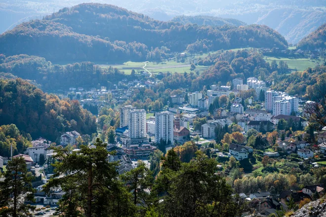 Panorama Hrastnika. FOTO: Branko Klančar
