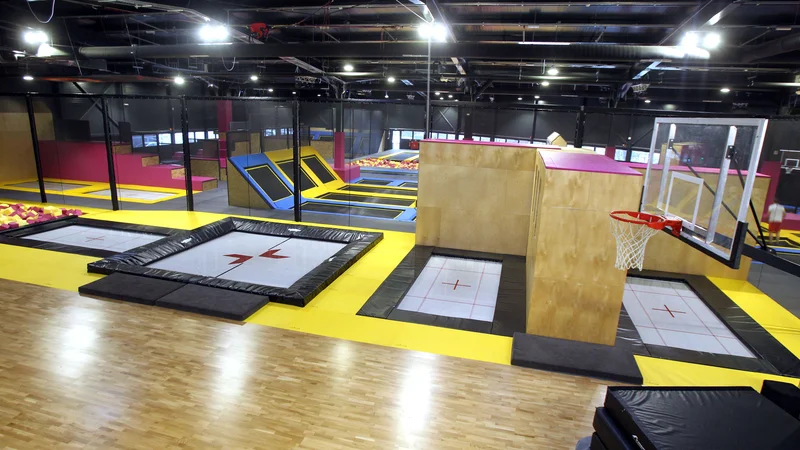 Fotografija: V trampolinskem parku Woop! je prišlo do nesreče s smrtnim izidom. FOTO: Feist Marko