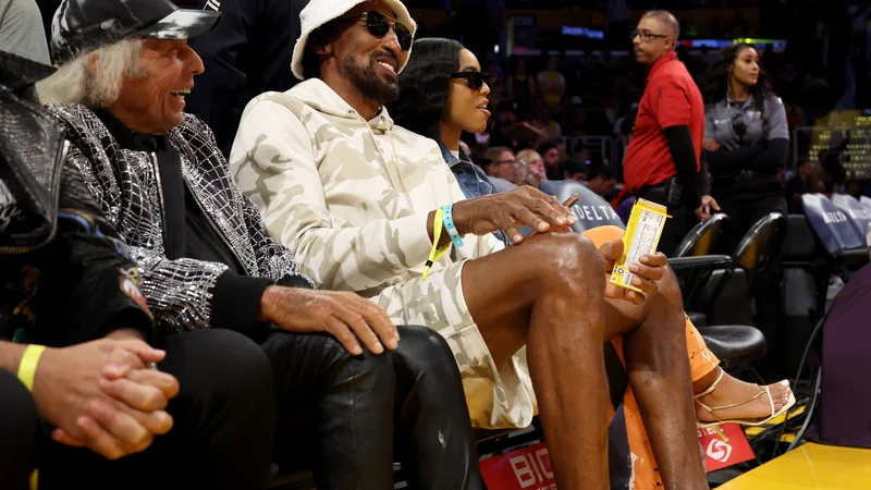 Fotografija: Scottie Pippen (na fotografiji drugi z leve) ni (bil) najboljši prijatelj z Michaelom Jordanom. FOTO: Kiyoshi Mio/Usa Today Sports