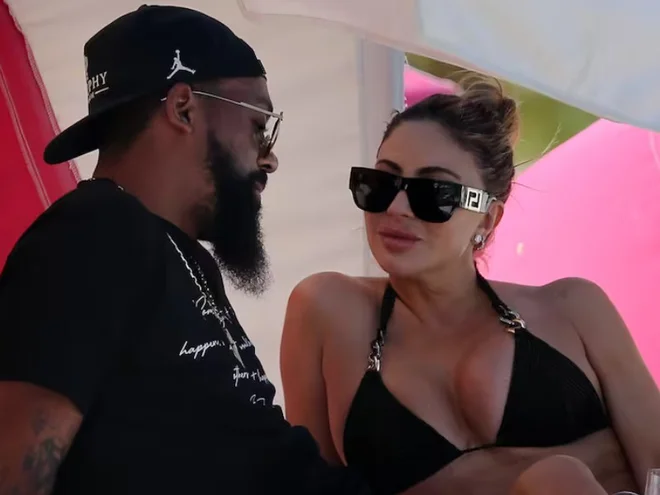 Marcus Jordan in Larsa Pippen sta vidno uživala na plaži v Miamiju. FOTO: Mega
