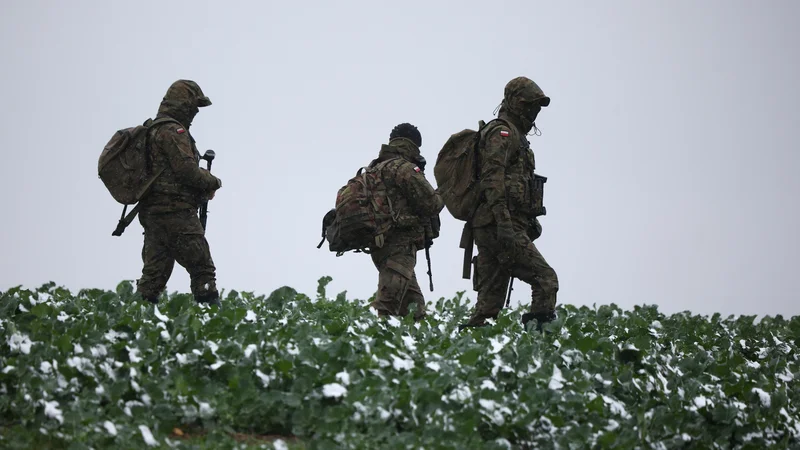 Fotografija: V torek je raketa padla tudi na vzhod Poljske blizu meje z Ukrajino in ubila dve osebi. FOTO: Kacper Pempel/Reuters
