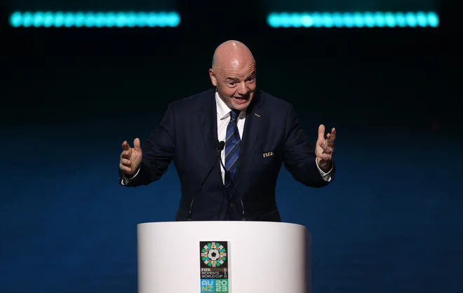 Gianni Infantino bo še naprej vodil Fifo. FOTO: Shane Wenzlick/Reuters
