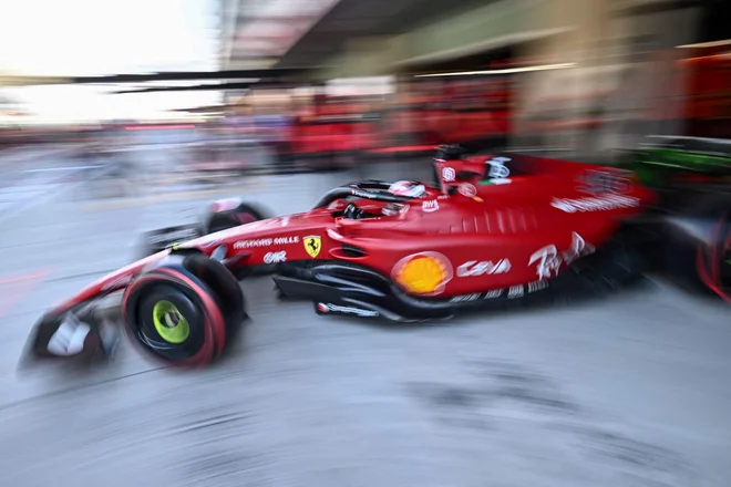 Charles Leclerc se še boril za naslov svetovnega podprvaka. FOTO: Ben Stansall/AFP
