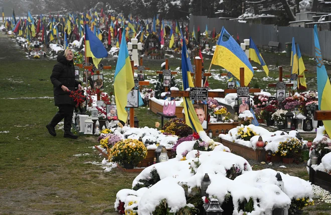 Smrtim zaradi vojne se lahko pridružijo tudi smrti zaradi pomanjkanja energije. FOTO: Yuriy Dyachyshyn/AFP
