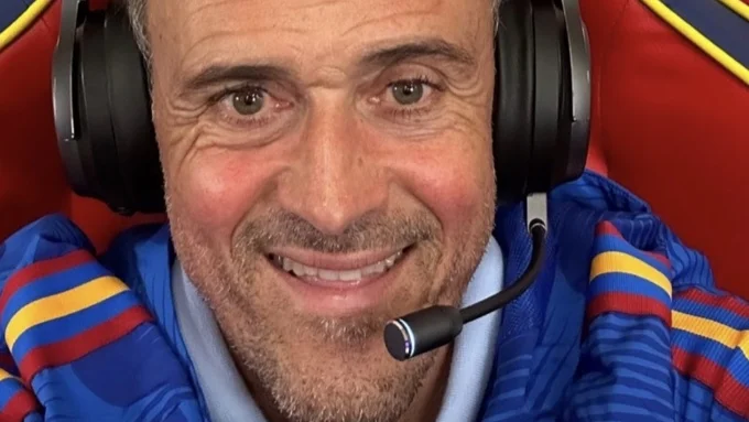 Fotografija: Luis Enrique je dejal, da ga je za twitch navdušil sin, pridno pa objavlja tudi na ostalih družbenih omrežjih. FOTO: Twitch