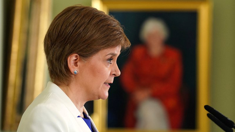 Fotografija: Škotska prva ministrica Nicola Sturgeon je napovedala, da bo njena stranka prihodnje volitve spremenila v de facto referendum o neodvisnosti. FOTO: Andrew Milligan/Reuters
