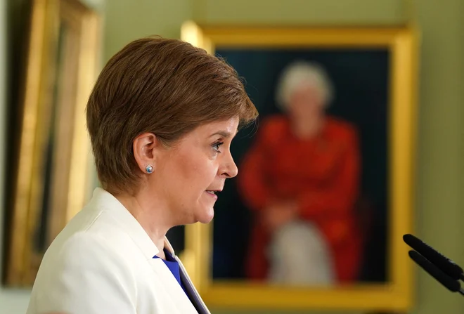 Škotska prva ministrica Nicola Sturgeon je napovedala, da bo njena stranka prihodnje volitve spremenila v de facto referendum o neodvisnosti. FOTO: Andrew Milligan/Reuters
