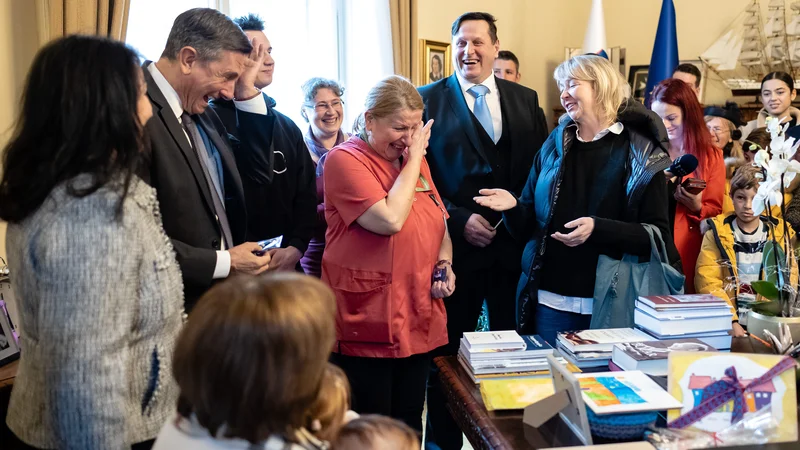 Fotografija: Zamisel za dan odprtih vrat predsedniške palače je pred desetletjem dal prav Borut Pahor. FOTO: Črt Piksi