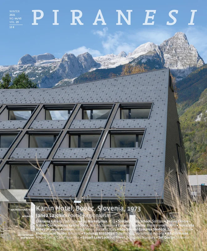Tudi hotel Kanin v Bovcu arhitektka Janeza Lajovica je bila eno od prelomnic v slovenski arhitekturi. FOTO: Arhiv Piranesi
