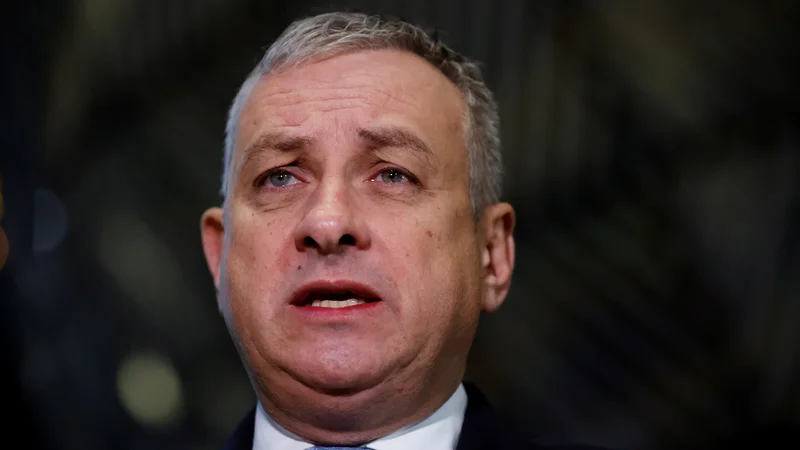 Fotografija: Industrijski minister predsedujoče svetu EU Češke Jozef Síkela je pričakovano razpravo o plinski kapici označil za – pikantno. FOTO: Johanna Geron/Reuters