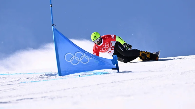 Fotografija: Olimpijsko srebrni Tim Mastnak bo v sezono namesto v Italiji štartal v Nemčiji. FOTO: Marco Bertorello/AFP
