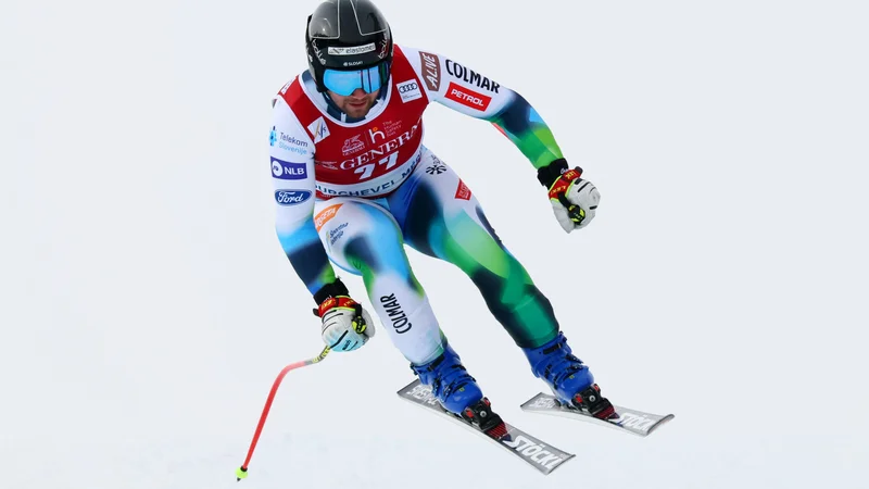 Martin Čater začenja smukaško sezono za točke svetovnega pokala. FOTO: Denis Balibouse/Reuters
