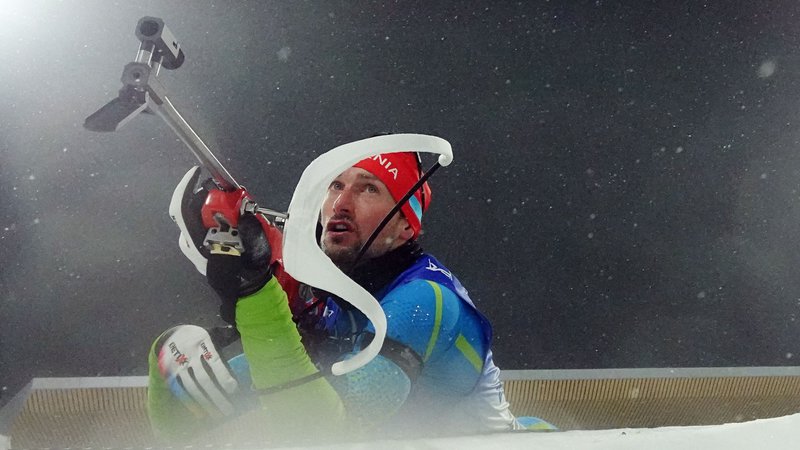 Fotografija: Za vodilnega slovenskega biatlonca Jakova Faka se sezona začenja v zimskem okolju finskega vzhoda. FOTO: Pawel Kopczynski/Reuters

