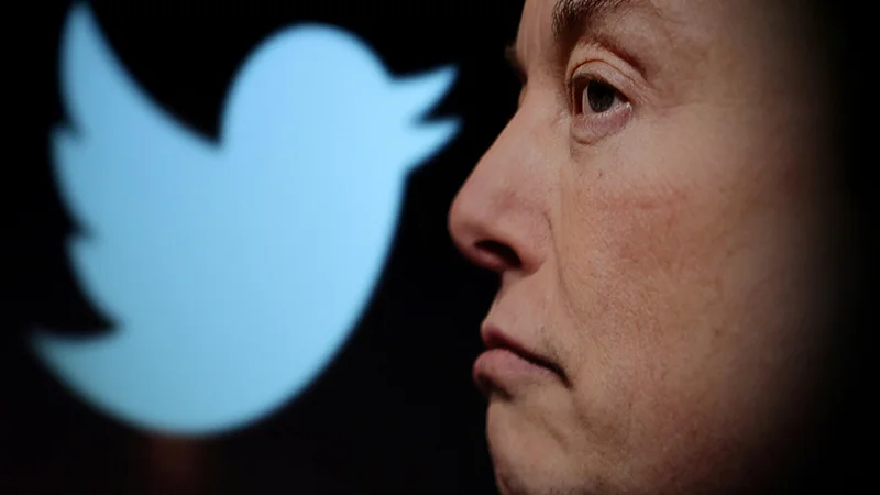 Fotografija: Novi sistem plačljivih modrih kljukic bo na družbenem omrežju zaživel prihodnji petek, je napovedal Elon Musk. FOTO: Twitter Dado Ruvic/Reuters