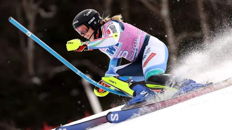 Fotografija: Ana Bucik je takole smučala v Killingtonu FOTO: Gregory Shamus/AFP