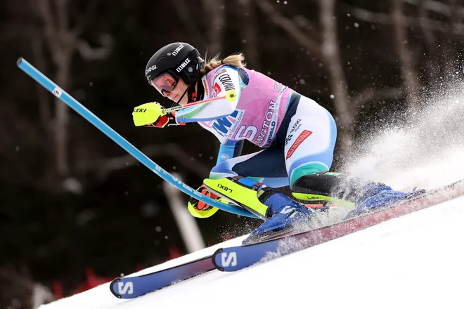 Ana Bucik je takole smučala v Killingtonu FOTO: Gregory Shamus/AFP
