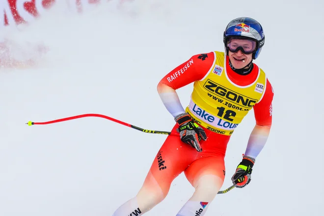 Švicar Marco Odermatt je slavil 13. zmago v svetovnem pokalu. FOTO: Sergei Belski/Usa Today Sports
