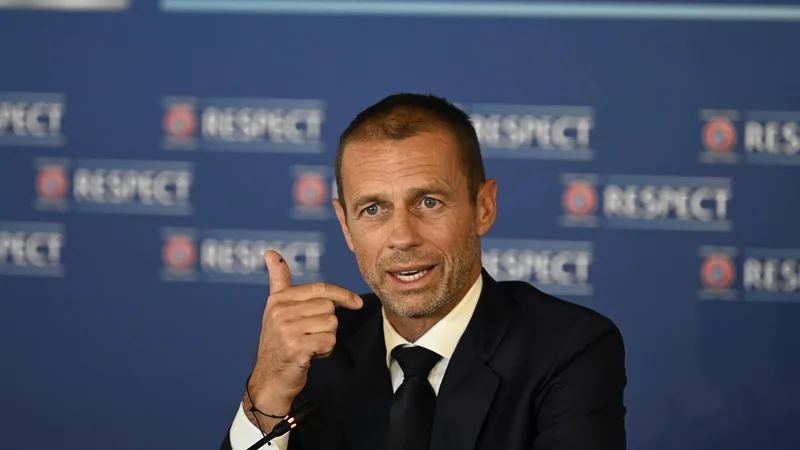 Fotografija: Aleksander Čeferin je po vnitvi iz Katarja spregovoril za srbski športni dnevnik Sportski žurnal. FOTO: Kristian Skeie/uefa