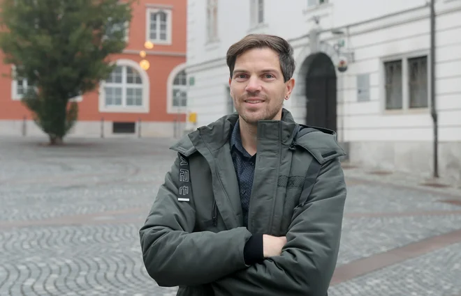 Nejc Bernik je vizualiziral kar nekaj Plečnikovih projektov. FOTO: Blaž Samec/Delo
