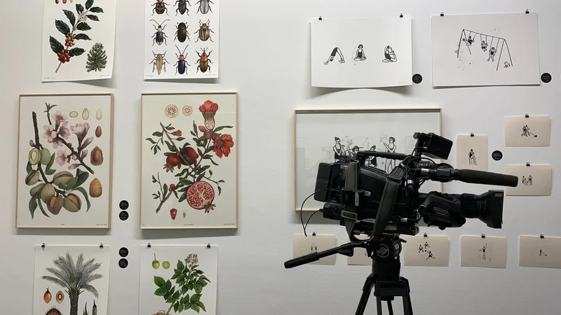 Fotografija: Na sejmu so zastopana različna področja ilustracije, od domišljijskih do stvarnih; leposlovne, neleposlovne, komentatorske, kot so angažirane ilustracije in plakati, pripovedniške, kot so slikanice, stripi, knjige in grafični romani, identitetne oziroma celostne grafične podobe ter znanstvene, poljudno strokovne, dokumentarne in izobraževalne. FOTO: Domen Pal/Vodnikova domačija