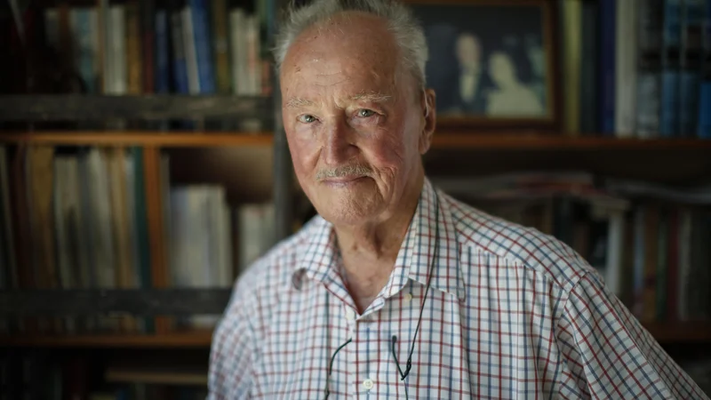 Fotografija: Dušan Puh, odvetnik in oče jadralca Dušana Puha. FOTO: Uroš Hočevar