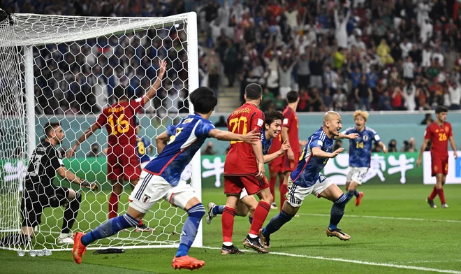 Japonci so v treh minutah naredili preobrat. FOTO:&nbsp;Dylan Martinez/Reuters
