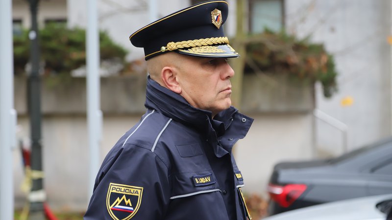 Fotografija: Boštjan Lindav, v. d. generalnega direktorja policije, je bil pretresen. FOTO: Tanja Jakše Gazvoda
