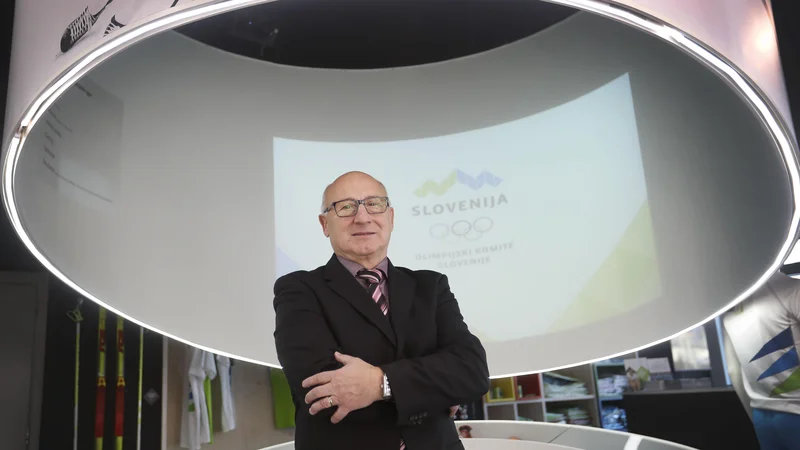 Fotografija: Bogdan Gabrovec je 16. decembra 2014 na položaju predsednika OKS nasledil Janeza Kocijančiča. Osem let pozneje bo OKS dobil tretjega predsednika v samostojni Sloveniji. FOTO: Leon Vidic