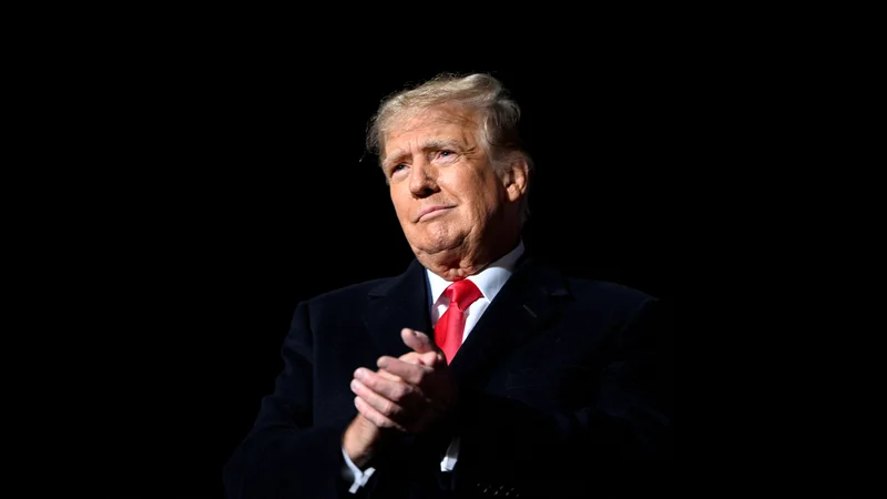 Fotografija: Nekdanji republikanski predsednik Donald Trump. Foto Gaelen Morse/Reuters