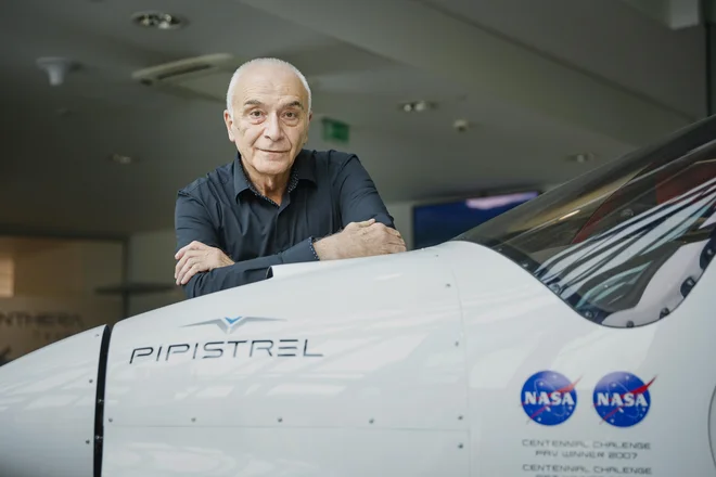Ivo Boscarol je ustvaril letalsko podjetje Pipistrel, katerega letala so prejela več prestižnih nagrad, denimo Nasinih. FOTO: Jože Suhadolnik/Delo

