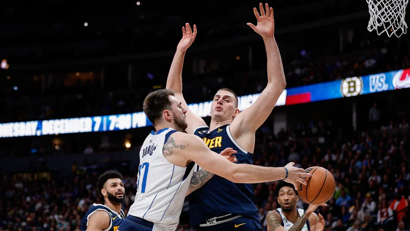 Fotografija: Luka Dončić in Nikola Jokić sta velika tekmeca, a tudi odlična prijatelja. FOTO: Isaiah J. Downing/USA Today Sports