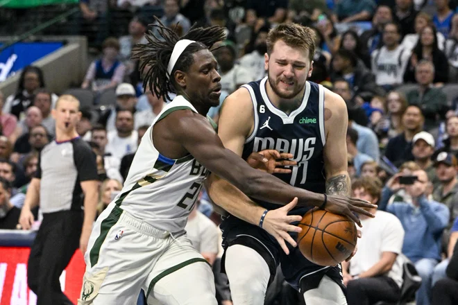 Luka Dončić ni mogel preprečiti Dallasovega poraza. FOTO: Jerome Miron/Usa Today Sports
