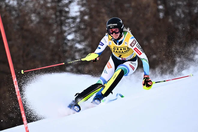 Ana Bucik je zgrešila mesto med najboljšo deseterico za 33 stotink sekunde. FOTO: Marco Bertorello/AFP
